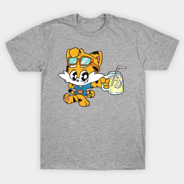 Little Tiger Dude - Summertime Fun T-Shirt by ADove11